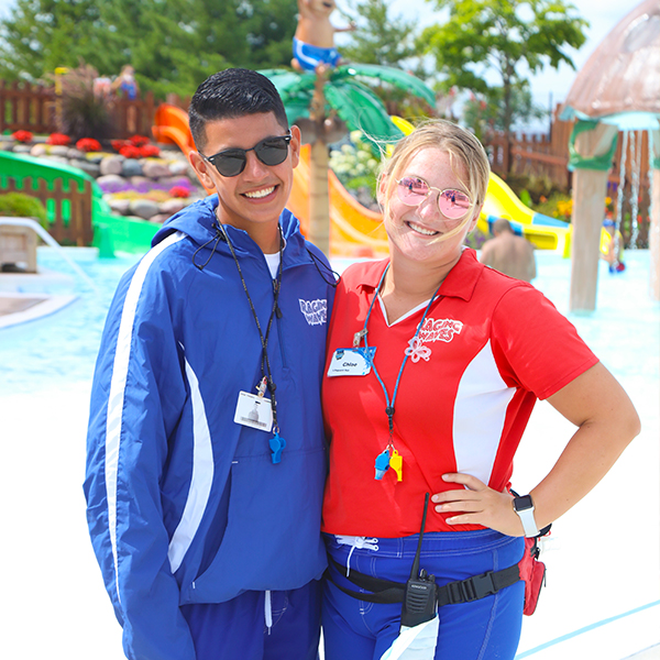 Lifeguard at Raging Waves Waterpark